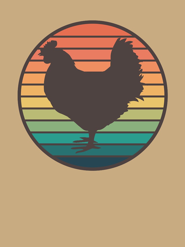 Retro Rainbow Chicken by toadsforall