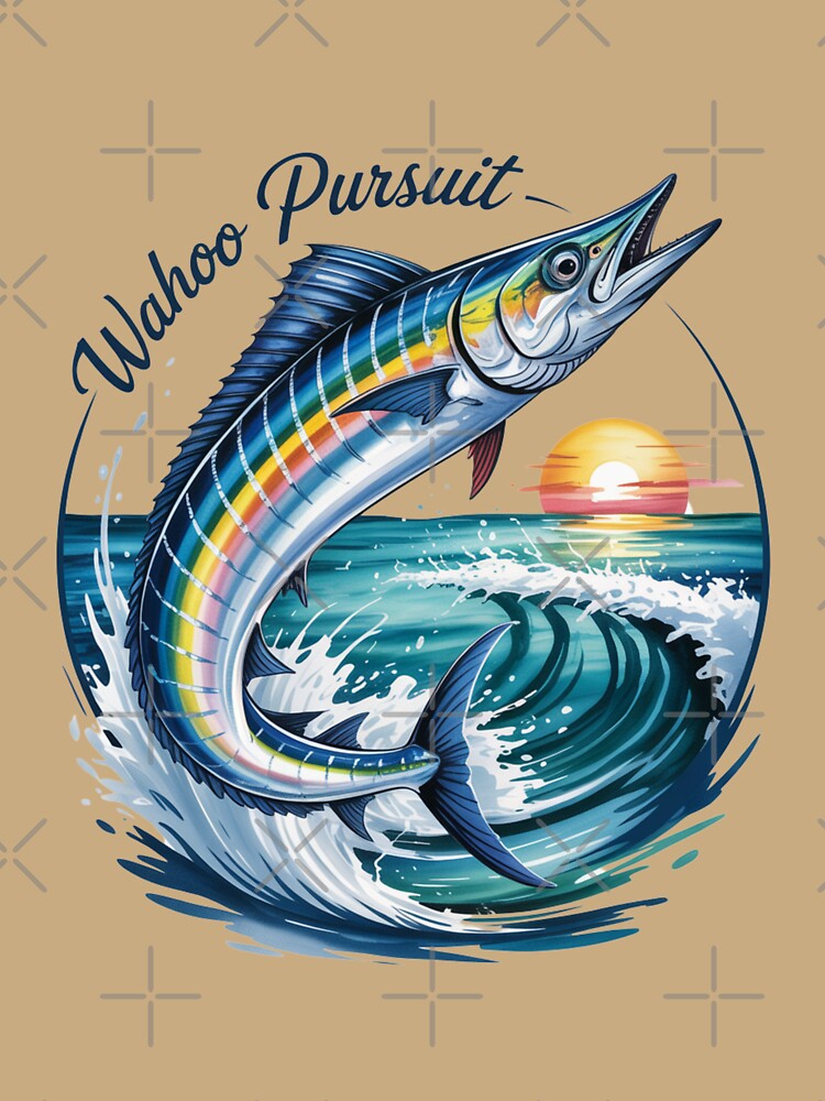 Wahoo Pursuit: Ocean Speed at Dawn by FusiTink