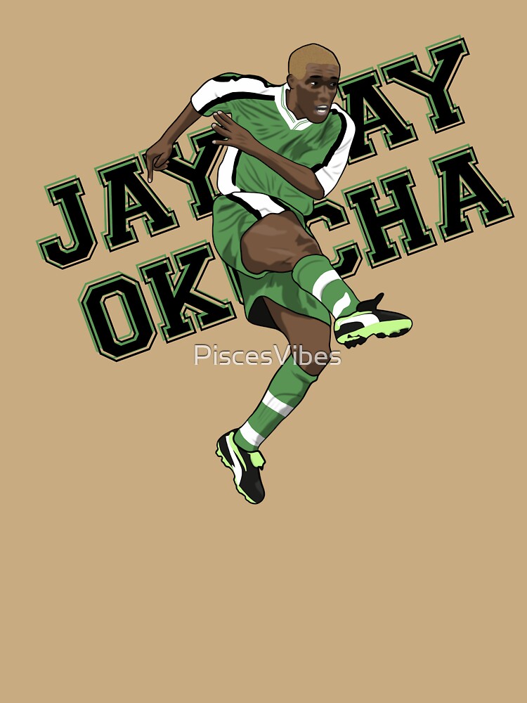 Jay Jay Okocha Nigeria 90s Nostalgia Football by PiscesVibes