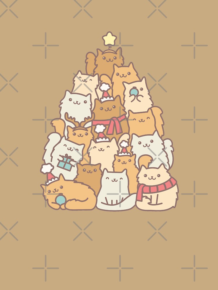 Merry (meowy) catmas, Christmas cat family by crealizable