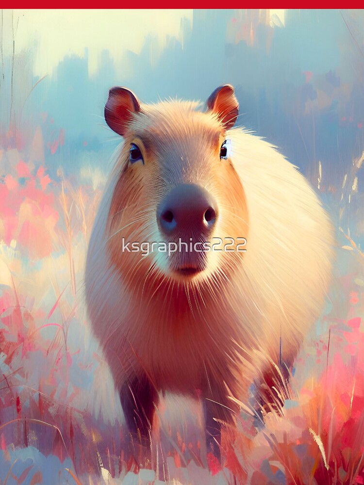 Capybara Art #24 | Capybara Lovers by ksgraphics222