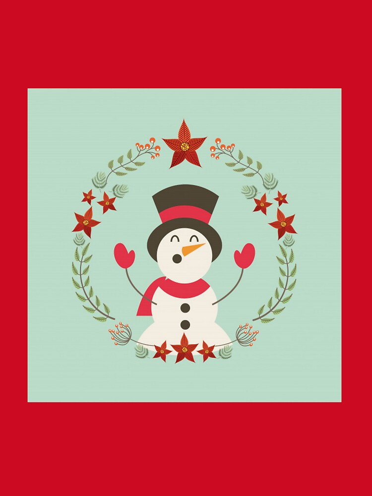 Super Cute Holiday Snowman by pugmom4