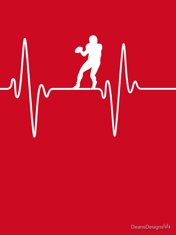 Football Player EKG by DeansDesigns44