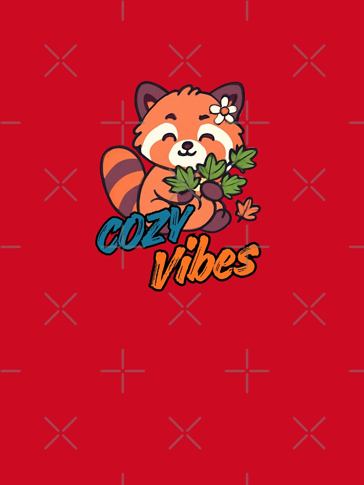 Cute Cozy Vibes with cute raccoon by Bossmommy84