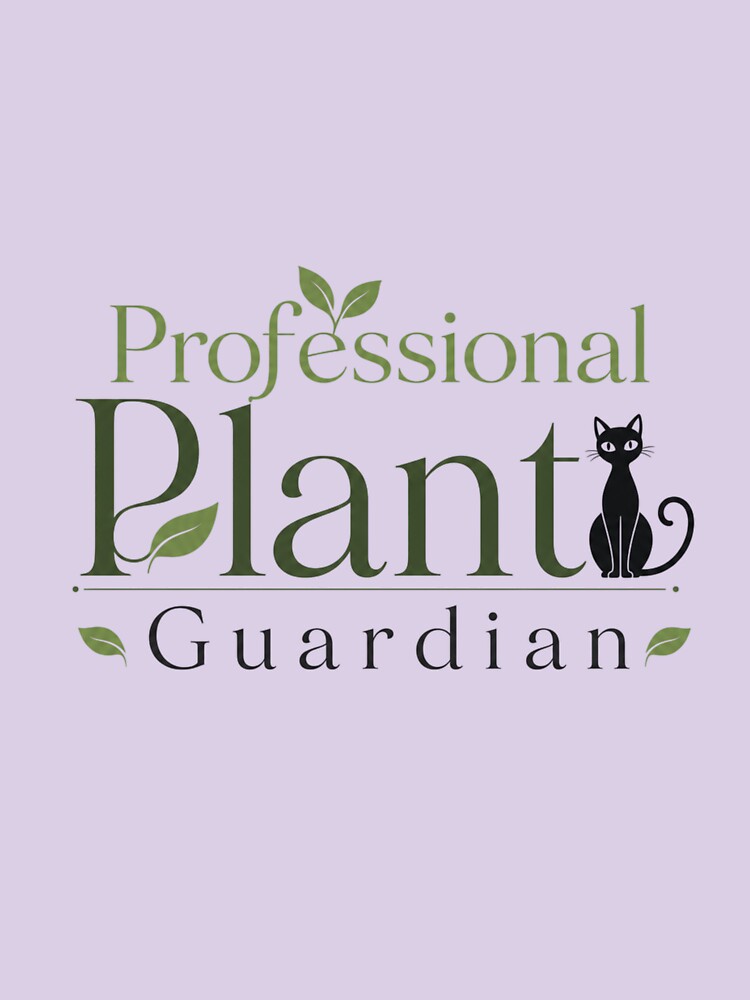 Professional Plant Guardian Black Cat Mom Kawaii T-Shirt by Ashley critters