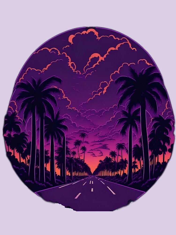 Purple Retro Road by hassanjnoub