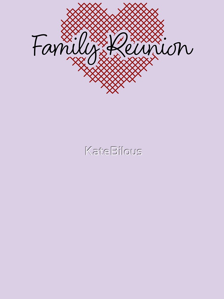 Family Reunion with Embroidered Heart by KateBilous