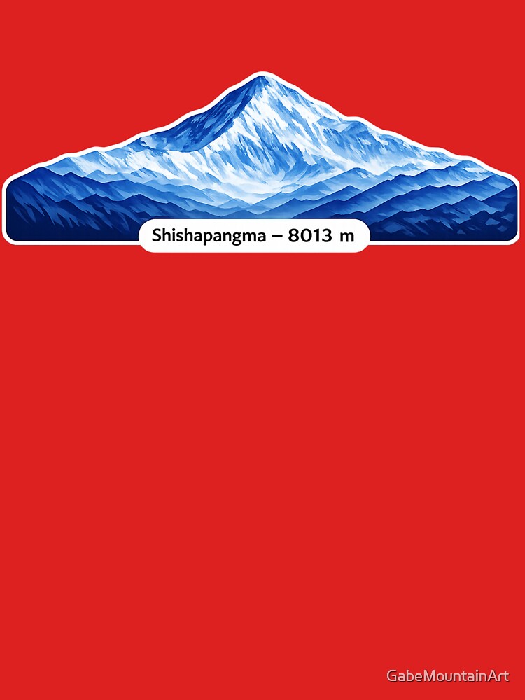 Shishapangma  8013 m – Minimalist Himalayan Mountain by Gabe1983
