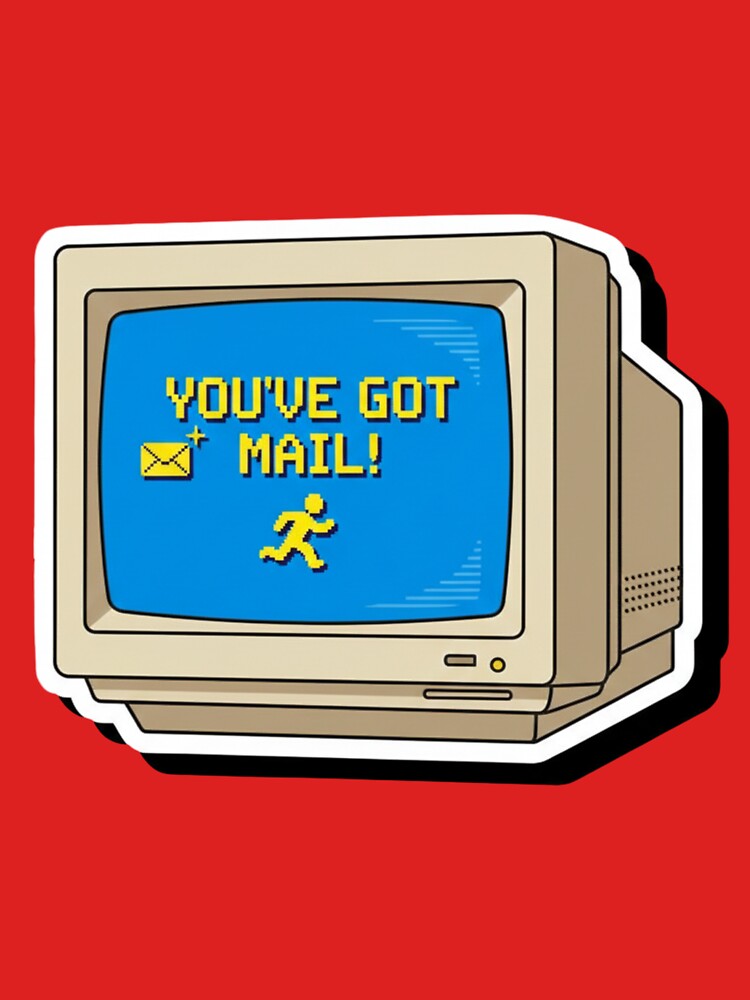 You've Got Mail AOL Retro Sticker - 90s Internet Nostalgia Dial Up Modem Y2K Tech by RealVibeVault