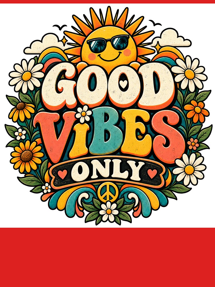 Good Vibes Only T-Shirt by NATFashionHouse