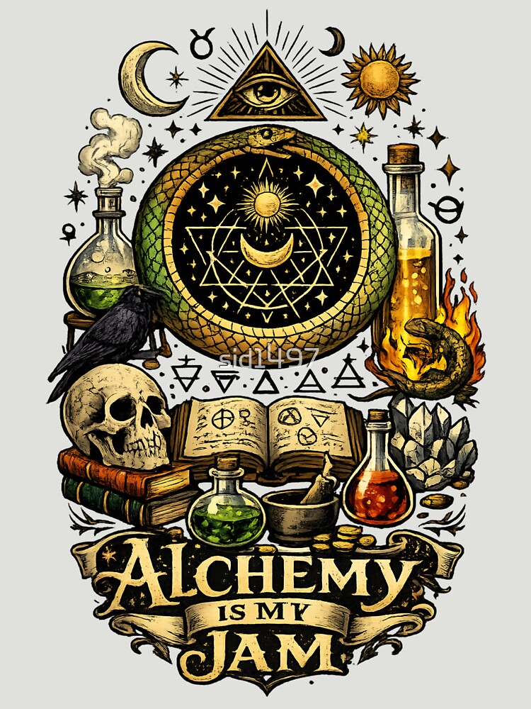 Alchemy Is My Jam - Mystic Occult Vintage by SidTastic