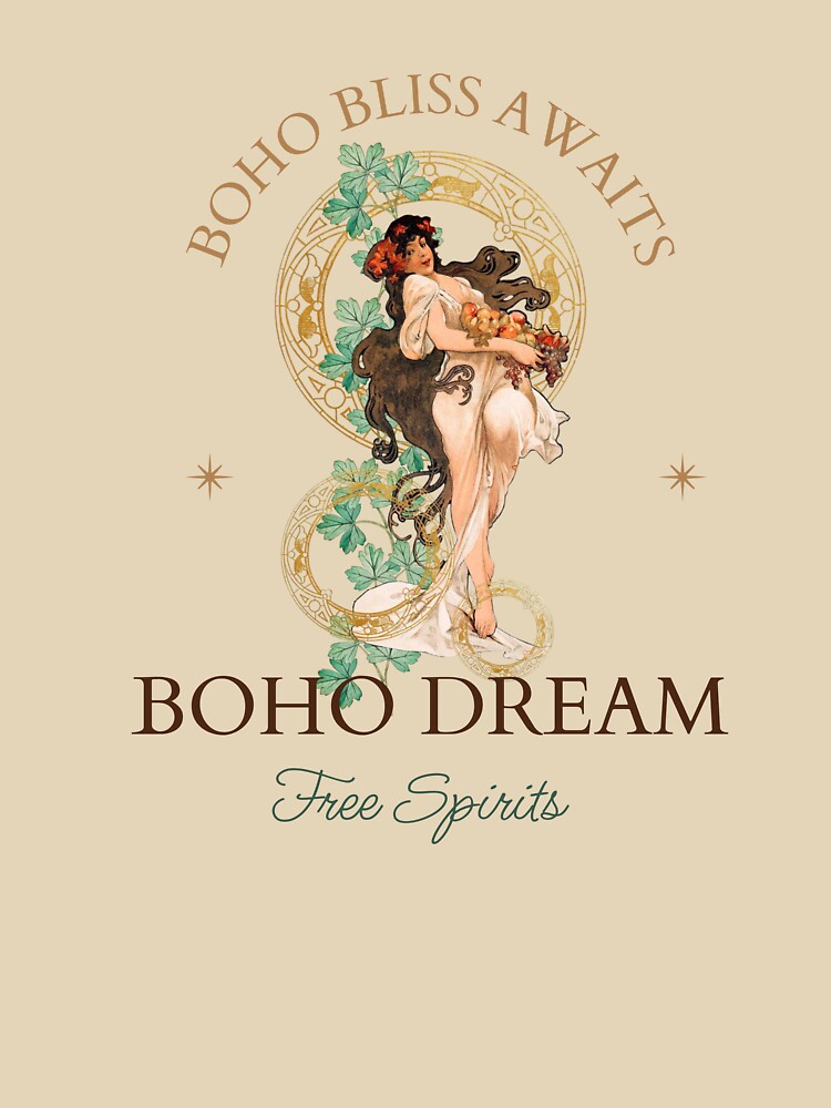 Boho Dream – Free Spirit Goddess Art by AngryToro