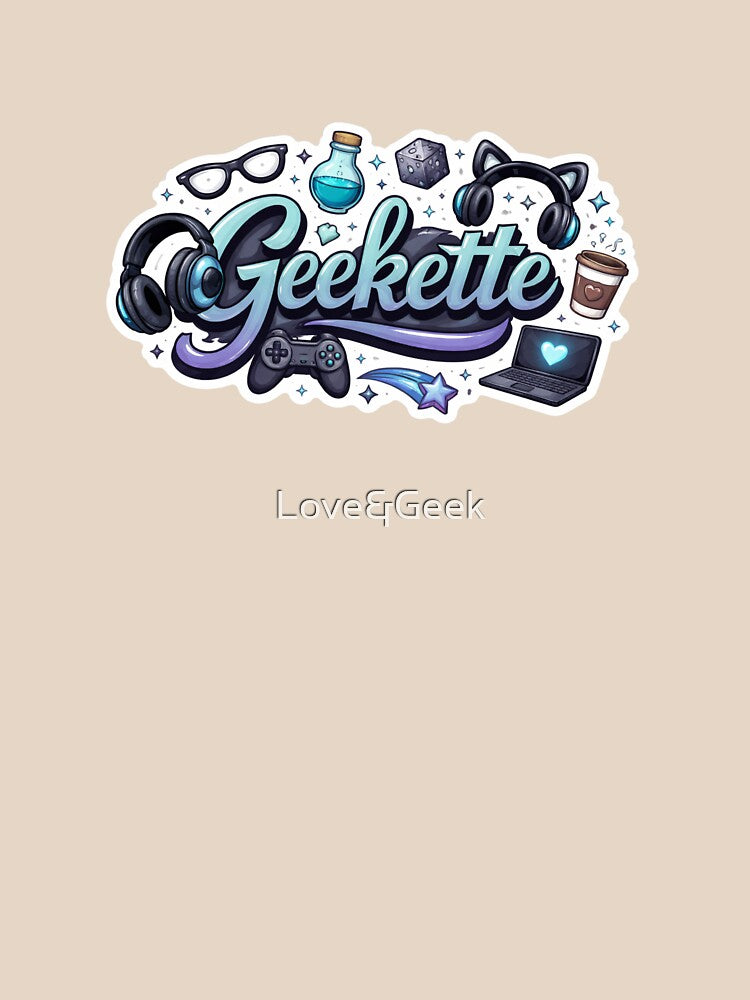 Geekette — Design Gaming Blue | Geek & Gamer Girl by Love&Geek
