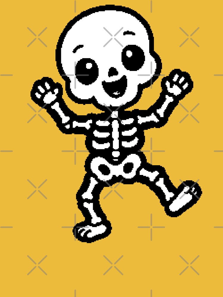 Cute Dancing Baby Skeleton - Happy Halloween Cute Skeleton by AstronautMerch