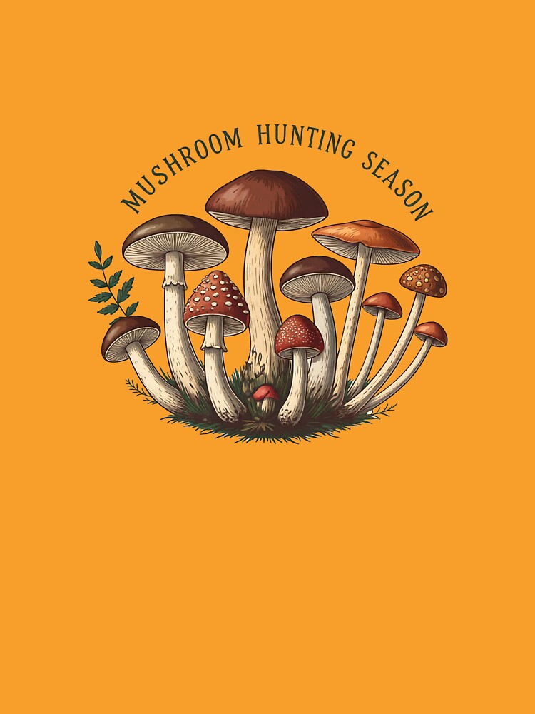 Mushroom Foraging - Botanical Design by ys96