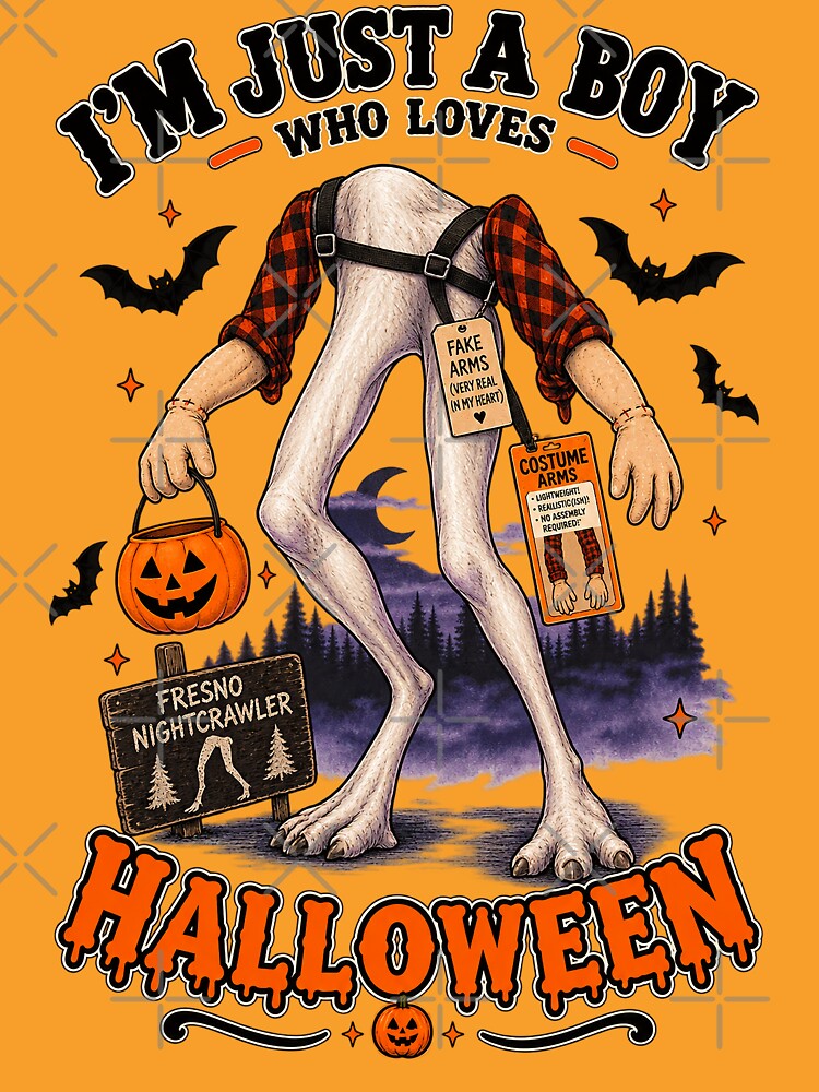 ⭐ CRYPT OR TREAT COLLECTION - CRYPTID - FRESNO NIGHTCRAWLER IN COSTUME - BOY - Fresno, California USA by WheelieGdArt