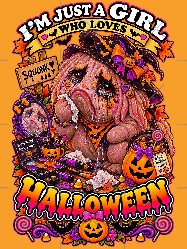 ⭐ CRYPT OR TREAT COLLECTION - CRYPTID - SQUONK IN WATERPROOF FACE PAINT COSTUME MAKEUP - GIRL - Johnstown, Cambria County, Pennsylvania, USA by WheelieGdArt