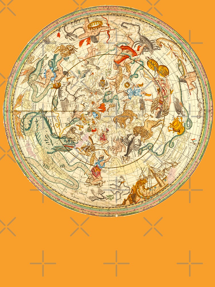 Sky Chart Zodiac Signs Vintage -- Western Astrology by MagicStrawberry