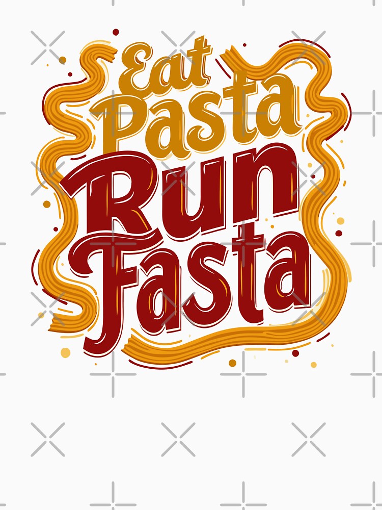 Eat Pasta - Run Fasta - Yum Food by pixelated_echoes
