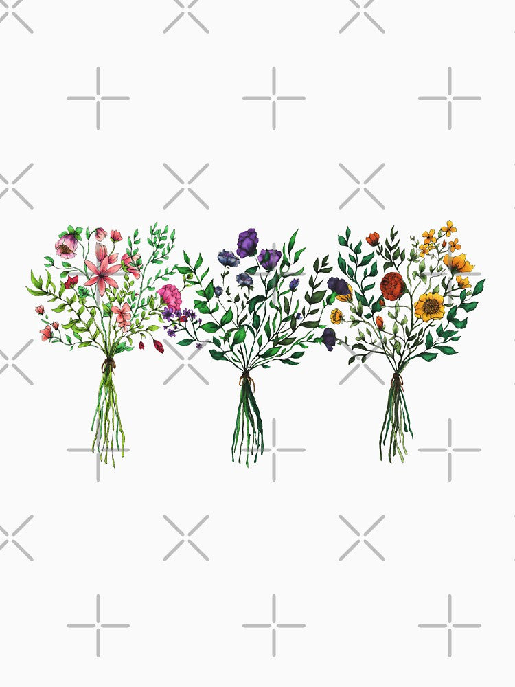 Wildflowers Trio by Cass V