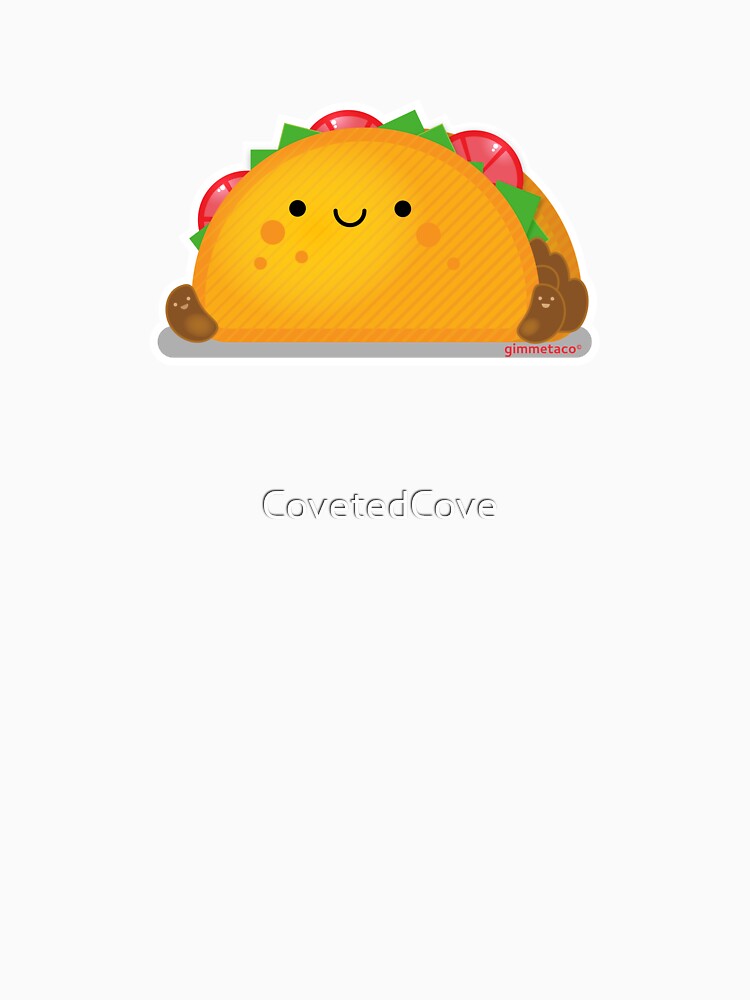 Vegetarian Taco and Smiling Beans Kawaii Taco Time by covetedcove