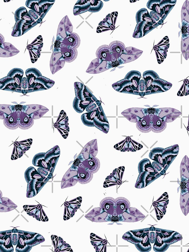 Purple lilac moths by Isabelle-T