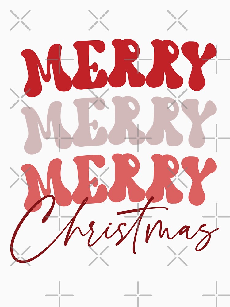 MERRY MERRY MERRY CHRISTMAS by RoroArtsNDesign