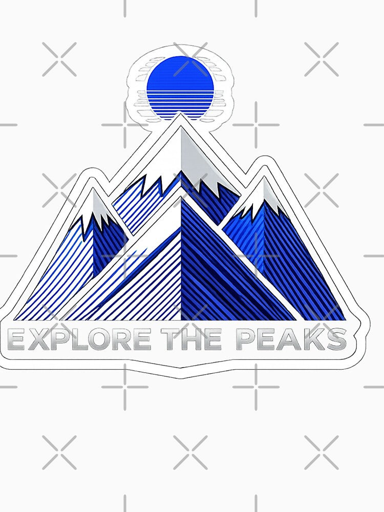 Mountain Adventure Hiking Badge by Chromatic Artistry