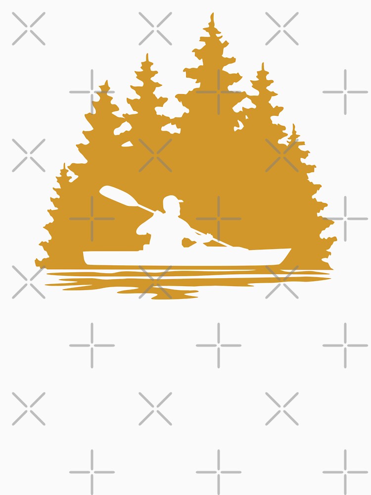 Paddling Kayaker Silhouette by Sam Morrison