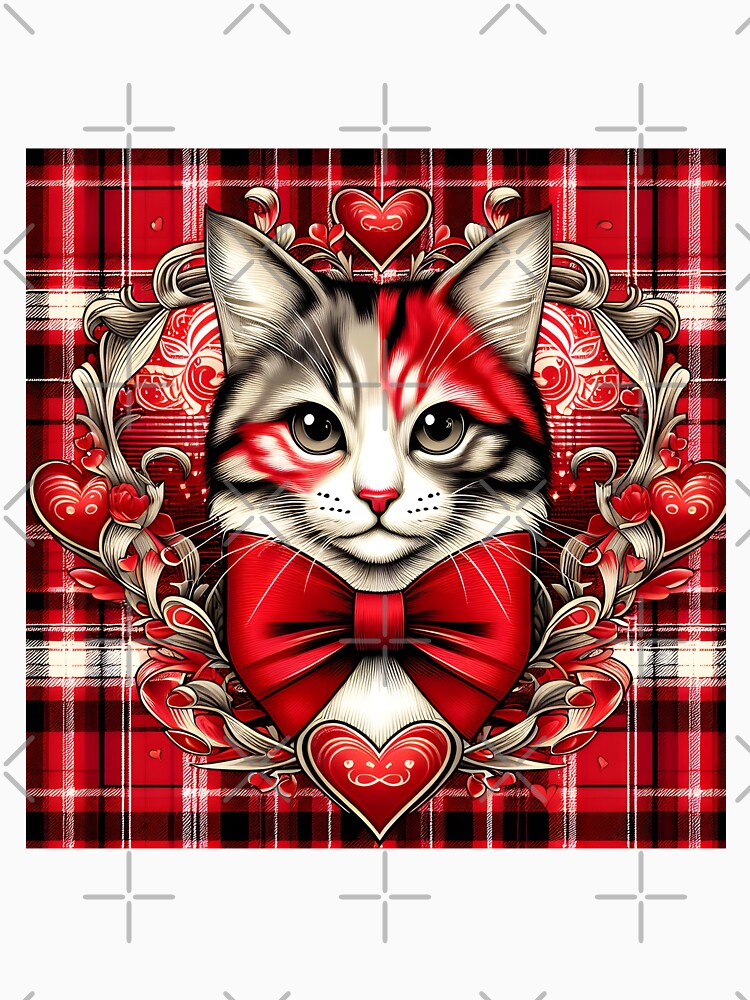 Valentine's day Cats : from Egyape artists (5th design) by egyape ⭐⭐⭐⭐⭐