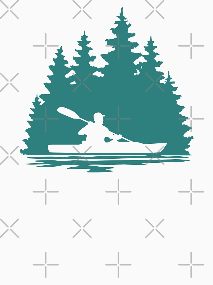 Lake Life Kayaker Silhouette by Sam Morrison