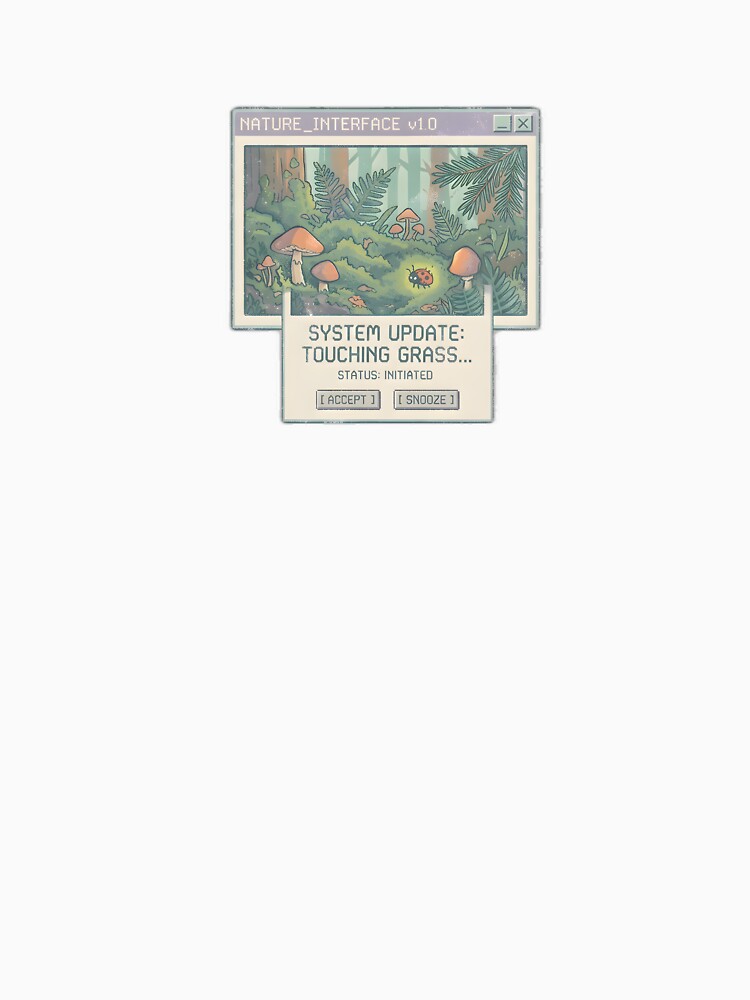 Nostalgic Digital Nature Windows Aesthetic Graphic by RamboP2WS