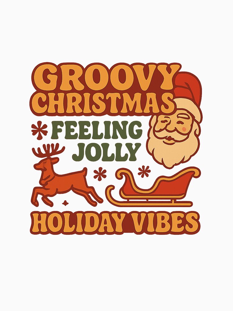 Groovy Christmas – Retro Holiday Vibes by MyVision12