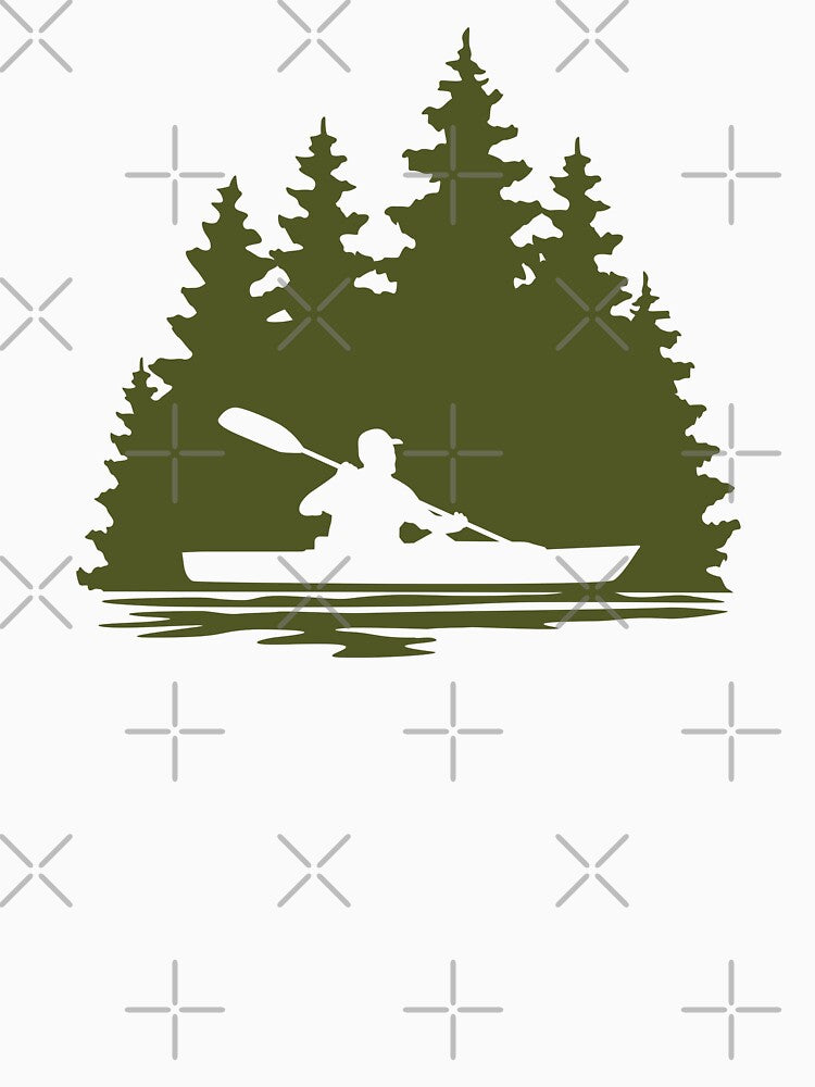 Silhouette of a Guy Kayaking on a Lake by Sam Morrison