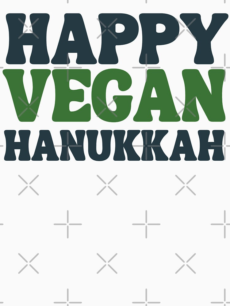 happy vegan hanukkah 2021 by happinestSHOP