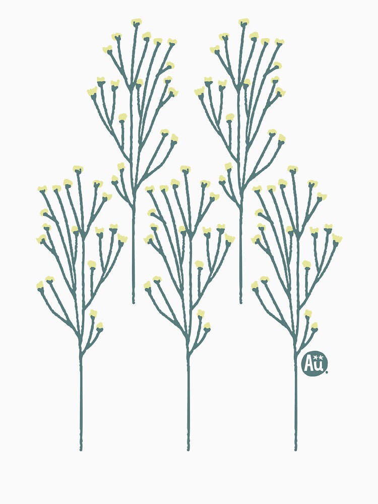 Sweet Tiny Wildflower [green] by Aia UENO design