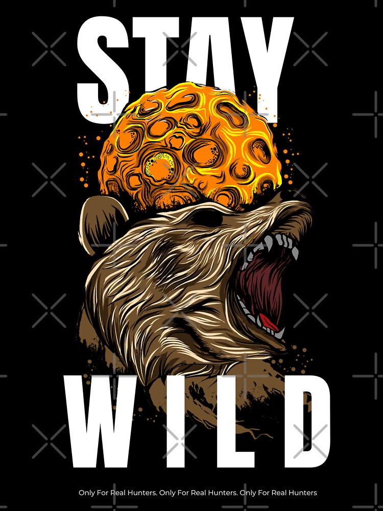Stay wild t-shirt design by AYMAN ELKHARASHY
