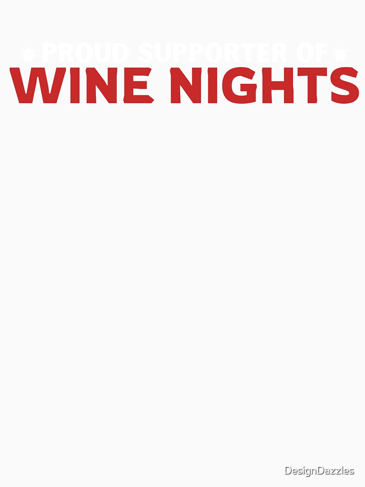 Proud Supporter of Wine Nights by DesignDazzles