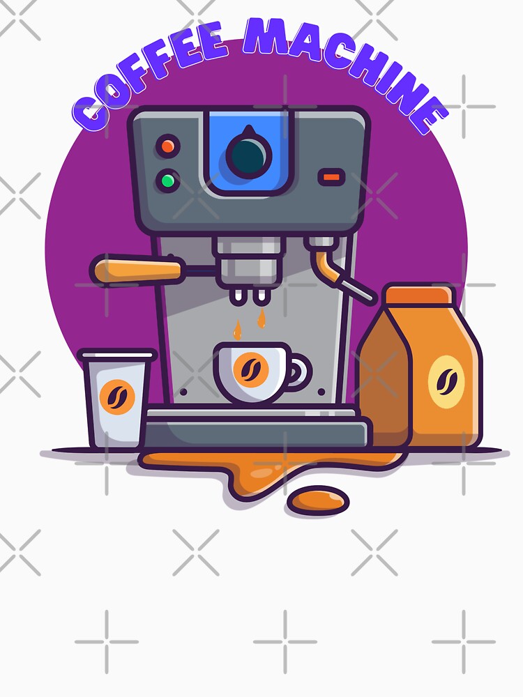 Coffee Machine: Daily dose of caffeine by WeMerch-Art