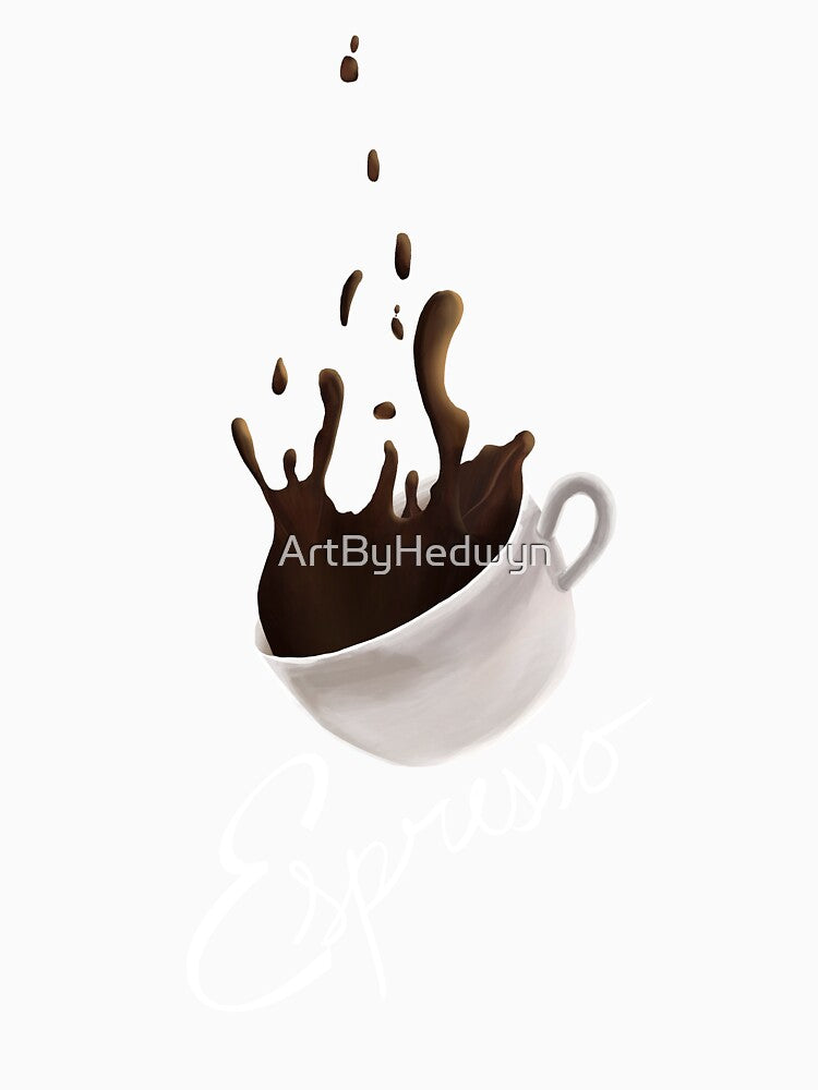 Espresso White - Coffee Only by ArtByHedwyn
