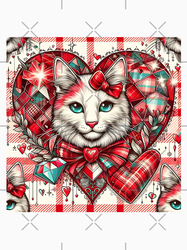 Valentine's day Cats : from Egyape artists (4th design) by egyape ⭐⭐⭐⭐⭐