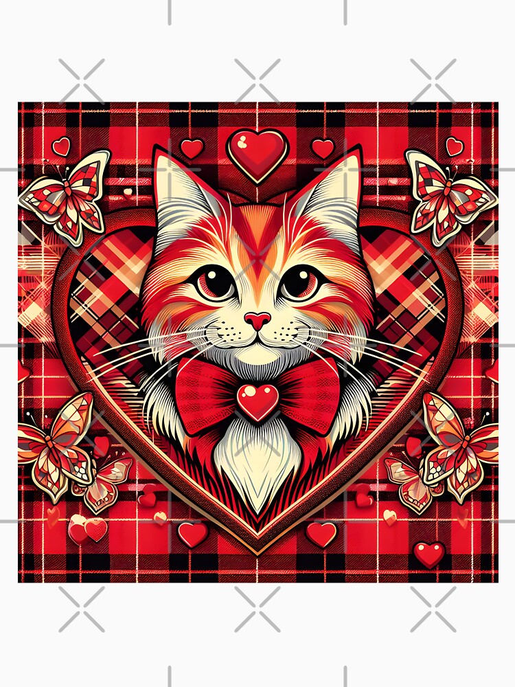 Valentine's day Cats : from Egyape artists(3rd design) by egyape ⭐⭐⭐⭐⭐