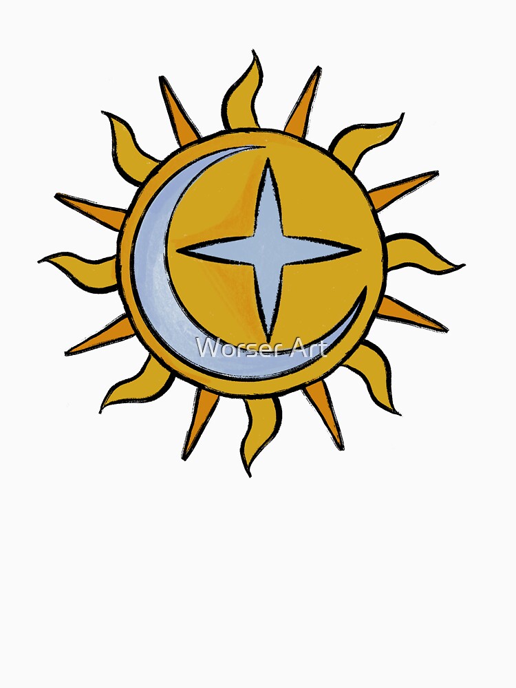 Sun, Moon, and Stars by Worser Art