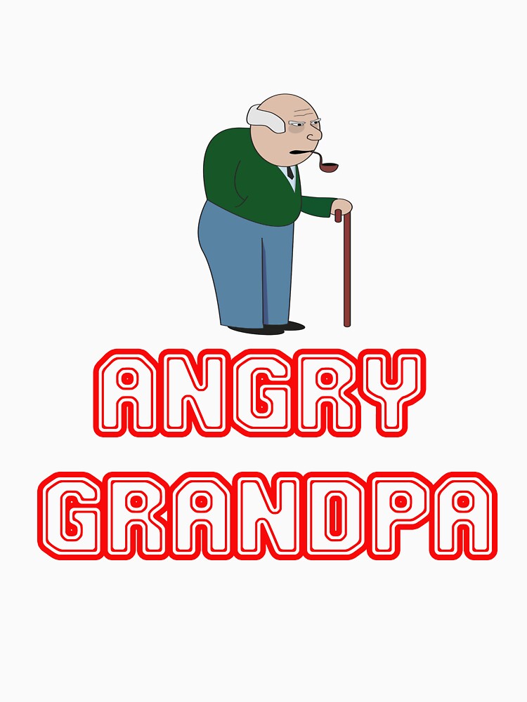 Angry Grandpa by jamal-alkhalf