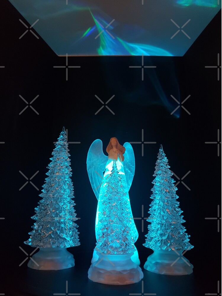 Christmas Teal Angles, Holiday Reflections, Blue Christmas, Christmas Trees, Festive Image by LCAppling