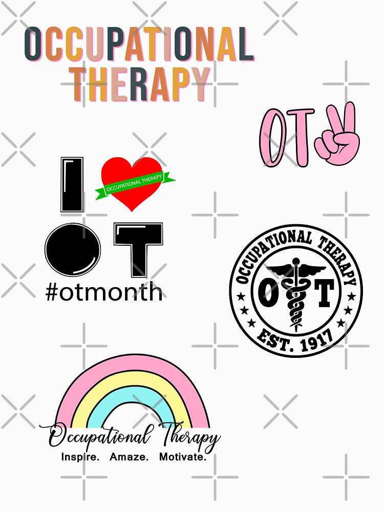 Lovely Occupational Therapy Sticker Pack by deepan chandrasekaran