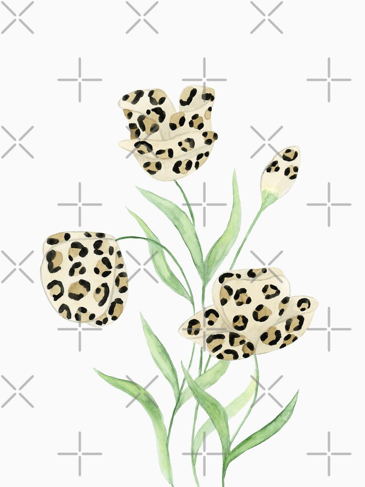 Wild Flowers - Leopard Print 1 by Wyndee Breheny
