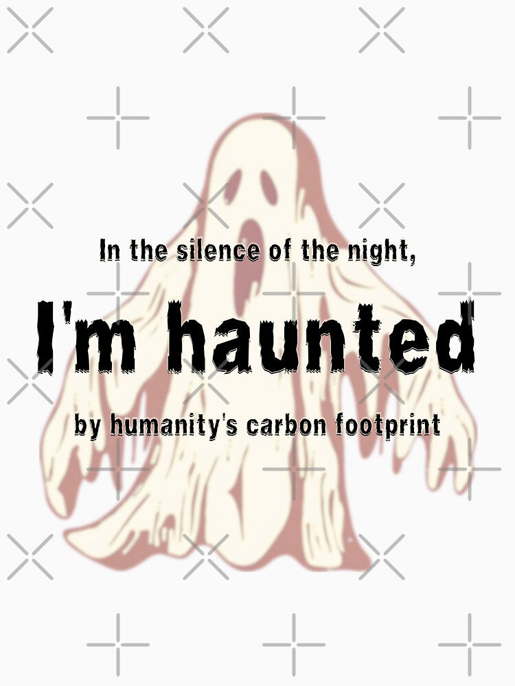Green living sustainable lifestyle haunted funny design - light edition by theconfusedangler