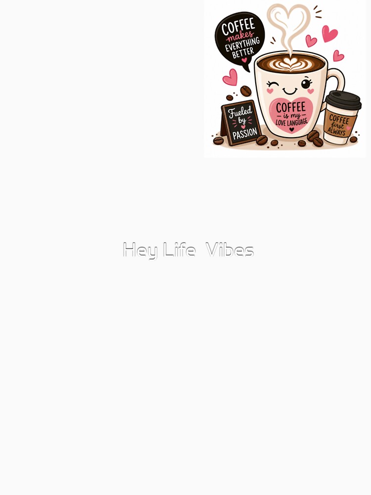 Coffee Everything Cute by Hey Life  Vibes