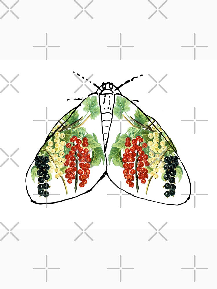 Moth, Wings and Berries by LaRose-LeBeau